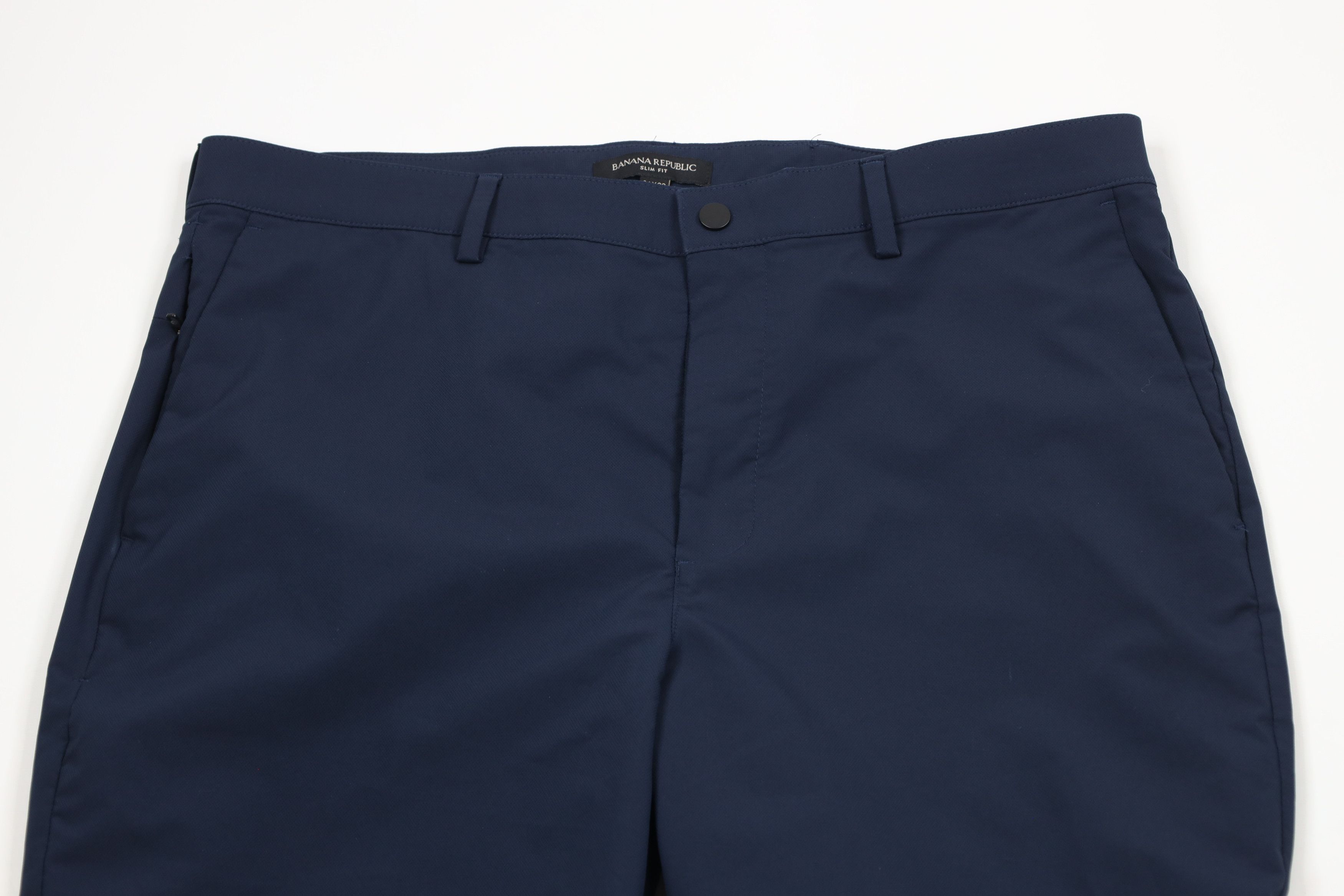 Banana Republic × Vintage Banana Republic Tech Straight Leg Chino Pants Trousers Blue Size US 36 / EU 52 - 2 Thumbnail