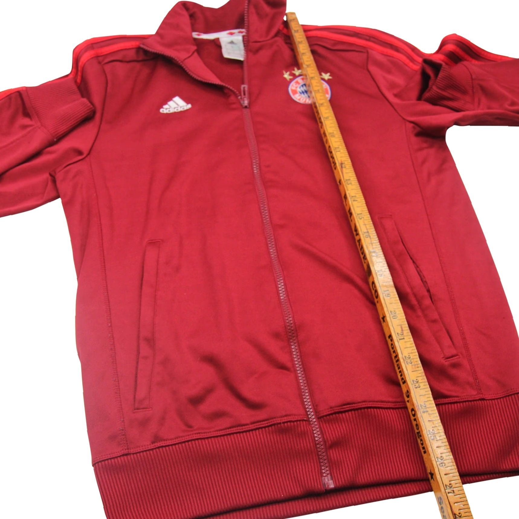 Adidas Adidas Track Jacket Bayern Munchen F.C. Red S Mens Size US S / EU 44-46 / 1 - 5 Thumbnail