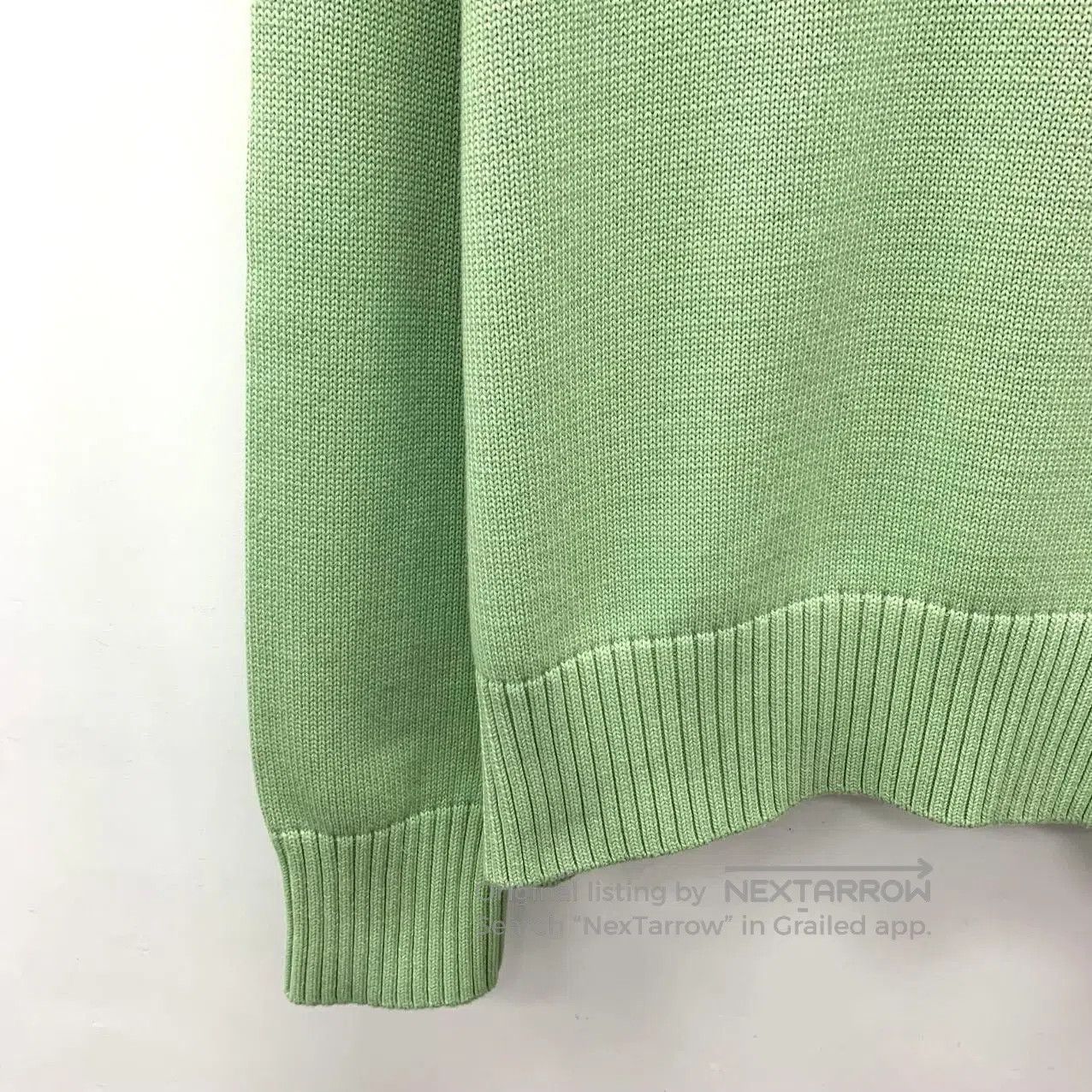 AMI Ami Green Heart Letter Knit Sweater. Size S / US 4 / IT 40 - 4 Thumbnail