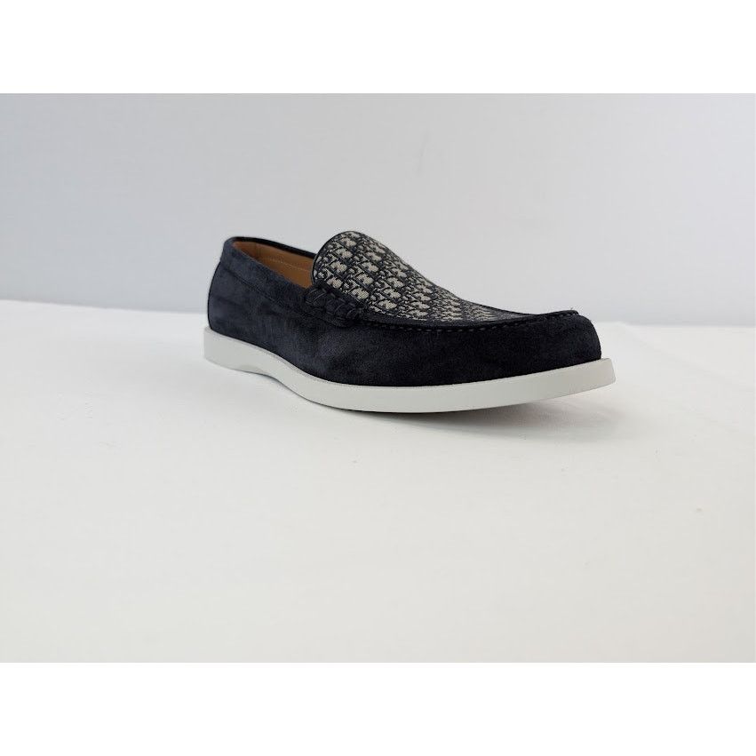 Dior o1rshd1 Granville Clean Smooth Loafer Boots in Blue / Beige Size US 10 / EU 43 - 2 Thumbnail