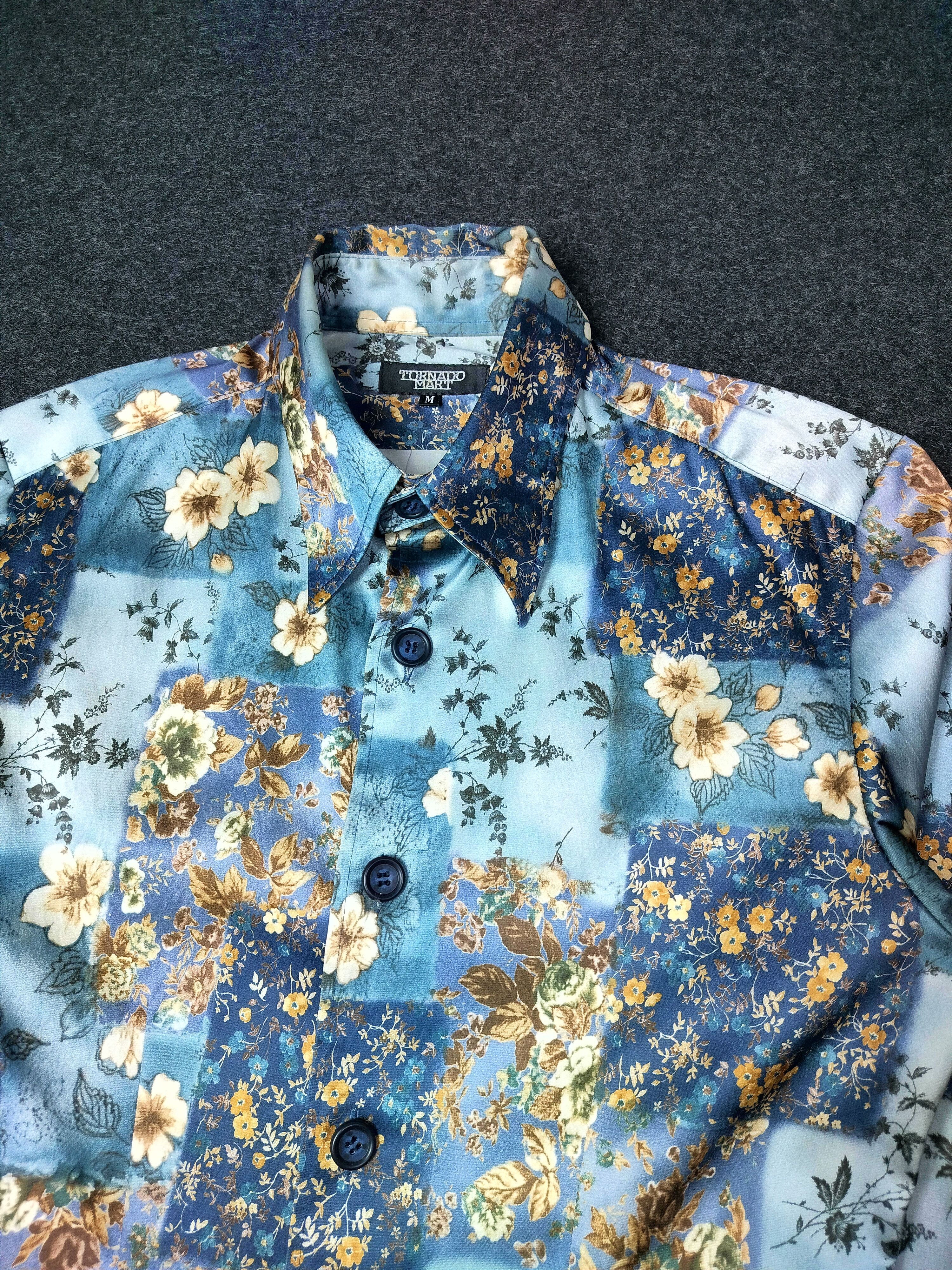 Tornado Mart Tornado Mart Floral Button Ups Size US M / EU 48-50 / 2 - 4 Thumbnail