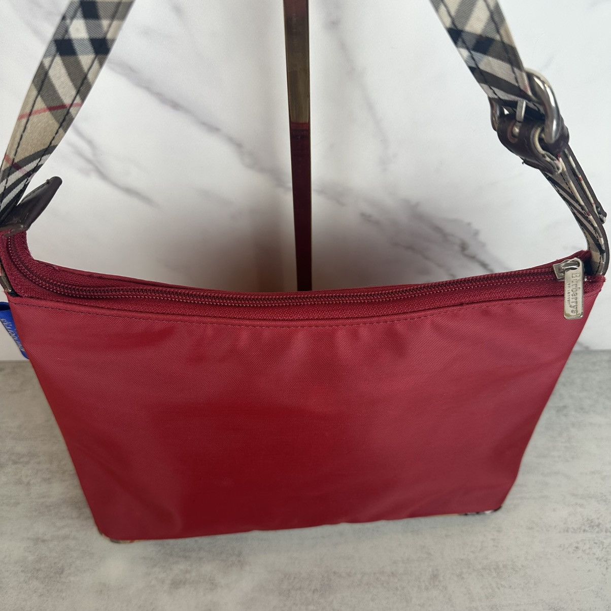 Burberry Burberry Blue Label Red Nylon Pochette Size ONE SIZE - 15 Thumbnail