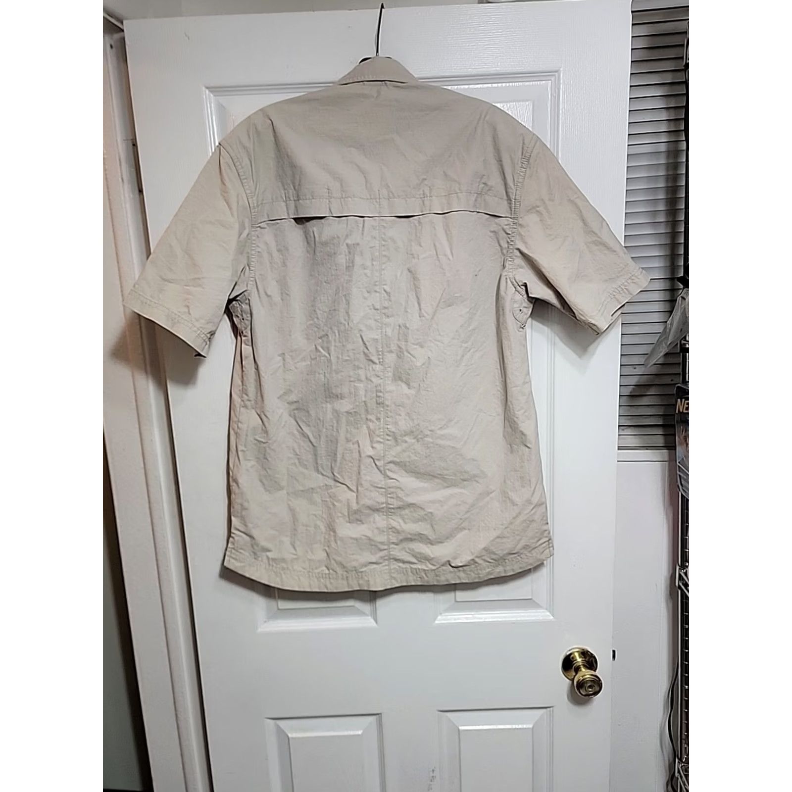 Eddie Bauer Eddie Bauer Shirt Men M Ivory Short Sleeve Button-Up Sport Fishing Vented Size US M / EU 48-50 / 2 - 5 Thumbnail