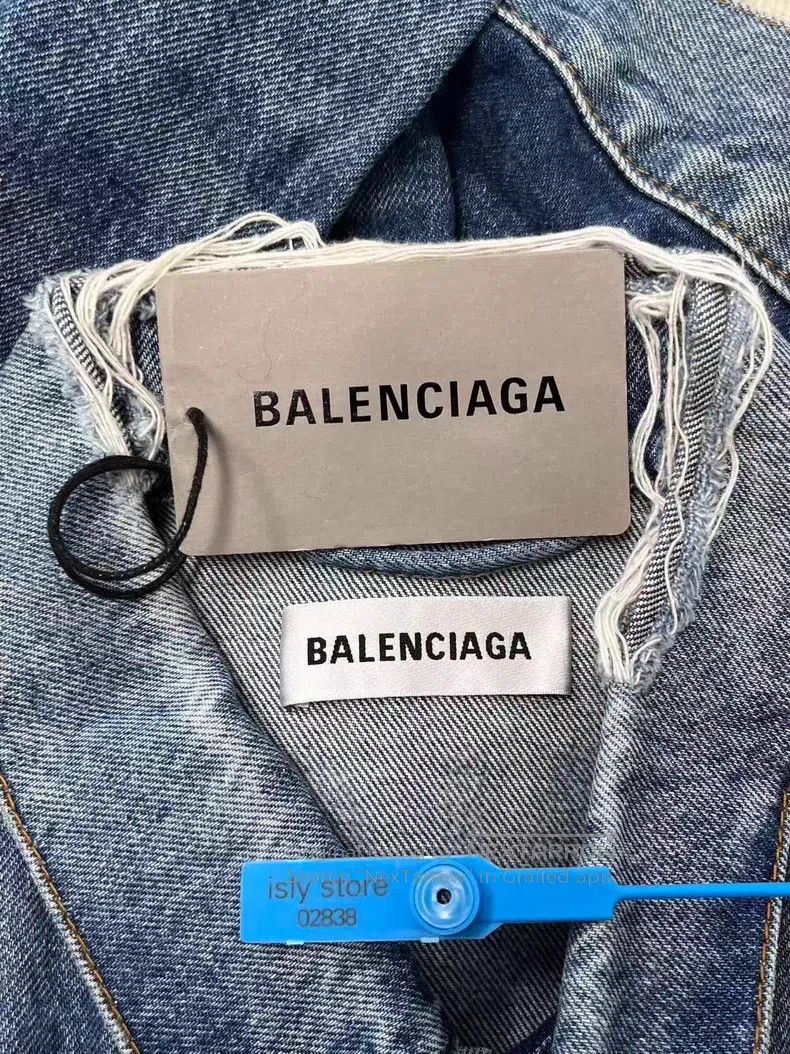 Balenciaga Balenciaga Casual Denim Jacket Size XXS / US 00 / IT 34 - 4 Thumbnail