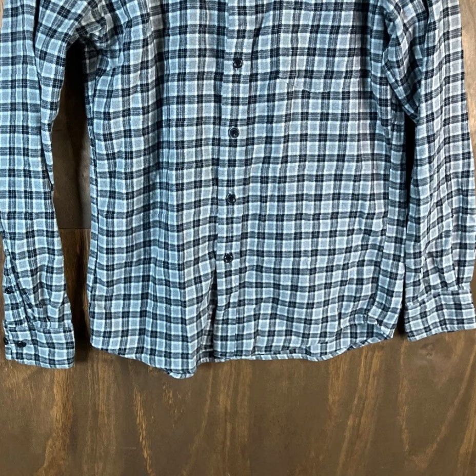 Uniqlo Uniqlo Mens Shirt Black White Flannel Button-Down Long Sleeve 100% Cotton Small Size US S / EU 44-46 / 1 - 3 Thumbnail