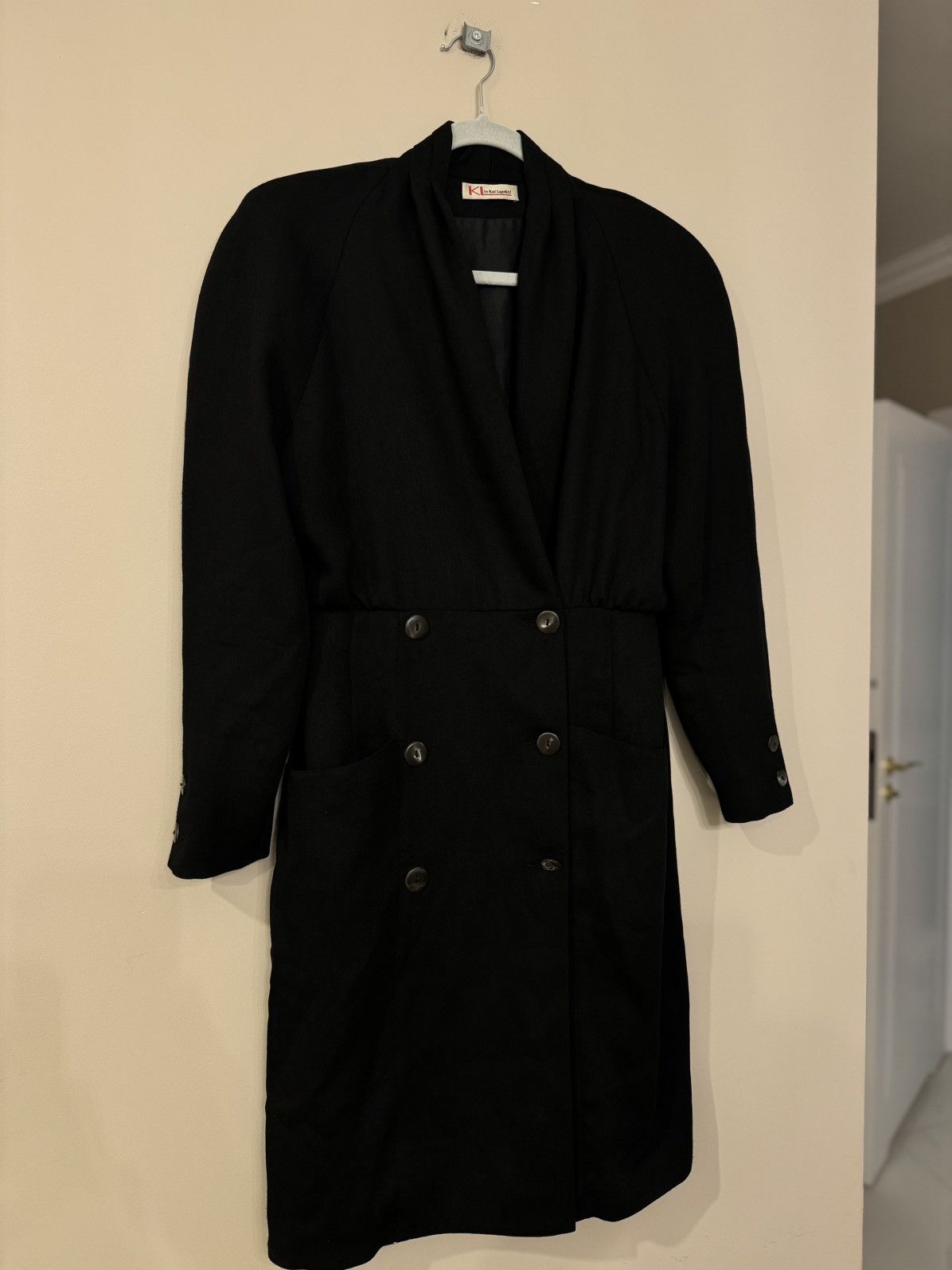 Karl Lagerfeld Karl by Karl Lagerfeld black dress vintage 90s 80s vintage Size M / US 6-8 / IT 42-44 - 2 Thumbnail