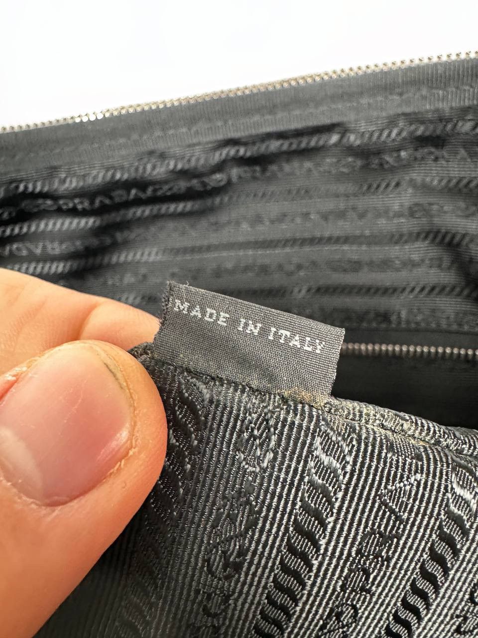 Prada Prada Saffiano Black Nylon Luggage Bag Size ONE SIZE - 14 Thumbnail