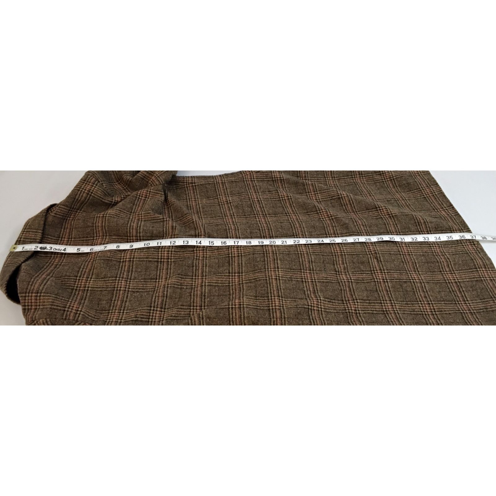 Other Sundance Duster Jacket Women's XS Brown Plaid Wool Blend Size XS / US 0-2 / IT 36-38 - 18 Thumbnail