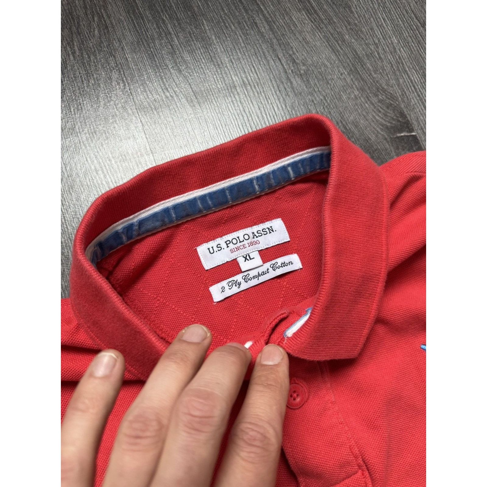 U.S. Polo Assn. Polo USPA Ralph Lauren Style Red T-Shirt big pony Size US XL / EU 56 / 4 - 3 Thumbnail