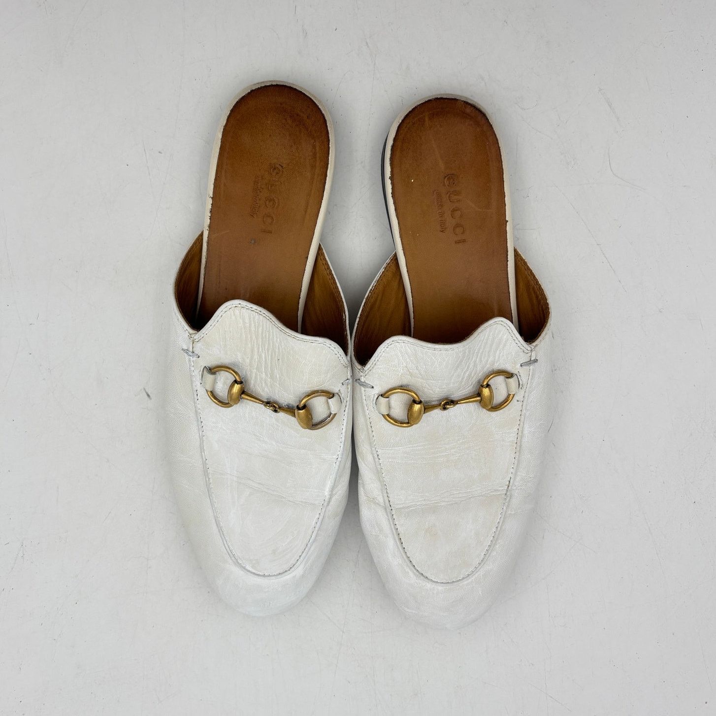 Gucci Gucci Princetown Horsebit Leather Mules Loafers Women's 36 Size US 6 / IT 36 - 6 Thumbnail