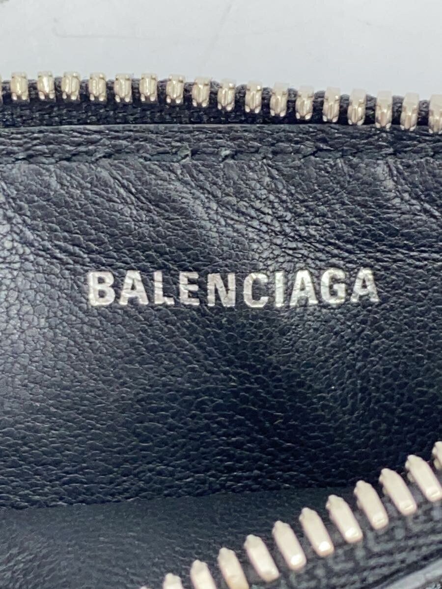 Balenciaga Balenciaga Monaco BB Logo Leather Coin Case Black Size ONE SIZE - 3 Thumbnail