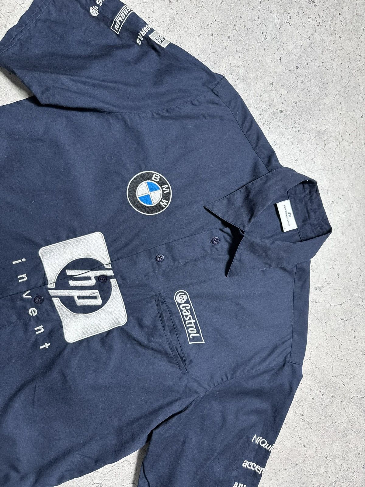 BMW BMW Racing Button Up Shirt Big Logo Williams F1 Team Size US L / EU 52-54 / 3 - 4 Thumbnail