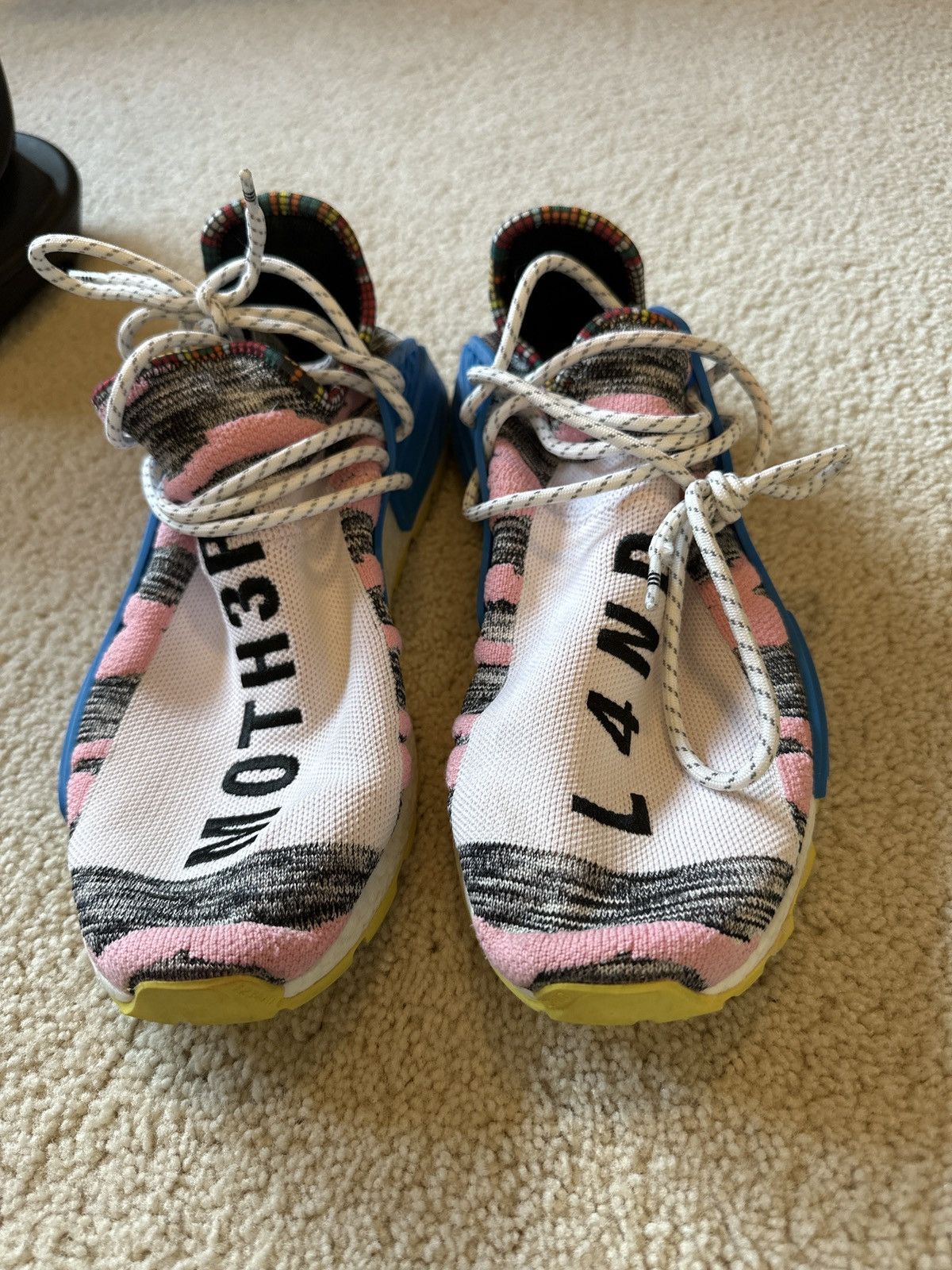 Adidas Adidas NMD Hu Pharrell Solar Pack Mother Size US 12 / EU 45 - 5 Thumbnail
