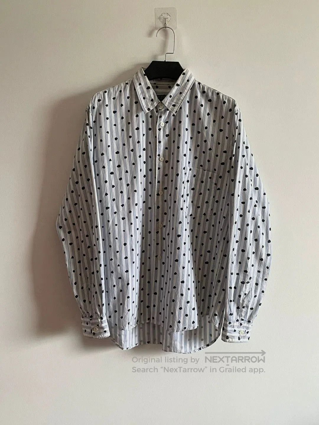 Comme des Garcons comme des garçons homme plus polka dot shirt. Size US XL / EU 56 / 4 - 1 Thumbnail