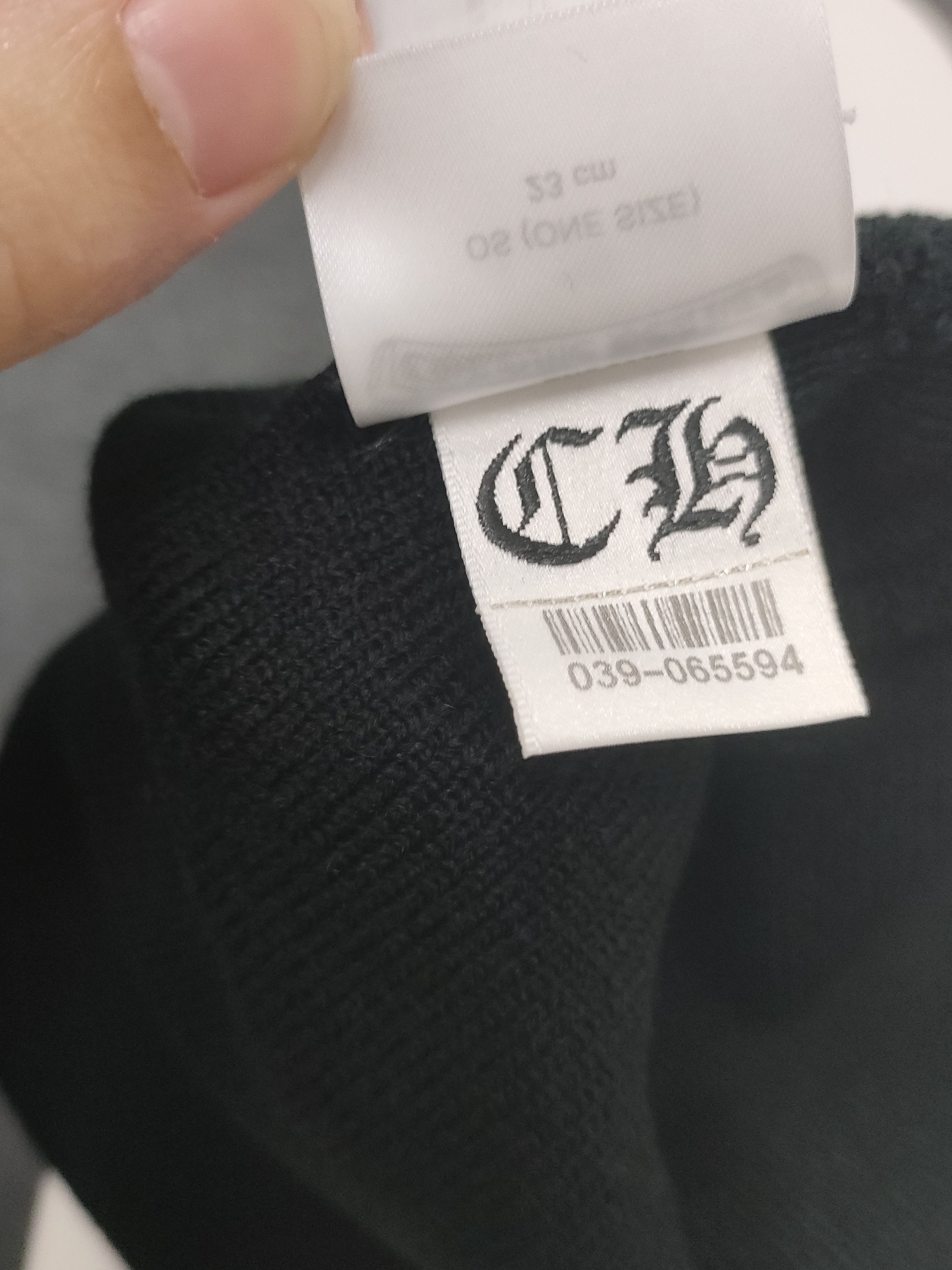 Chrome Hearts Chrome Hearts Cross Embroidered Black Beanie Size ONE SIZE - 10 Thumbnail