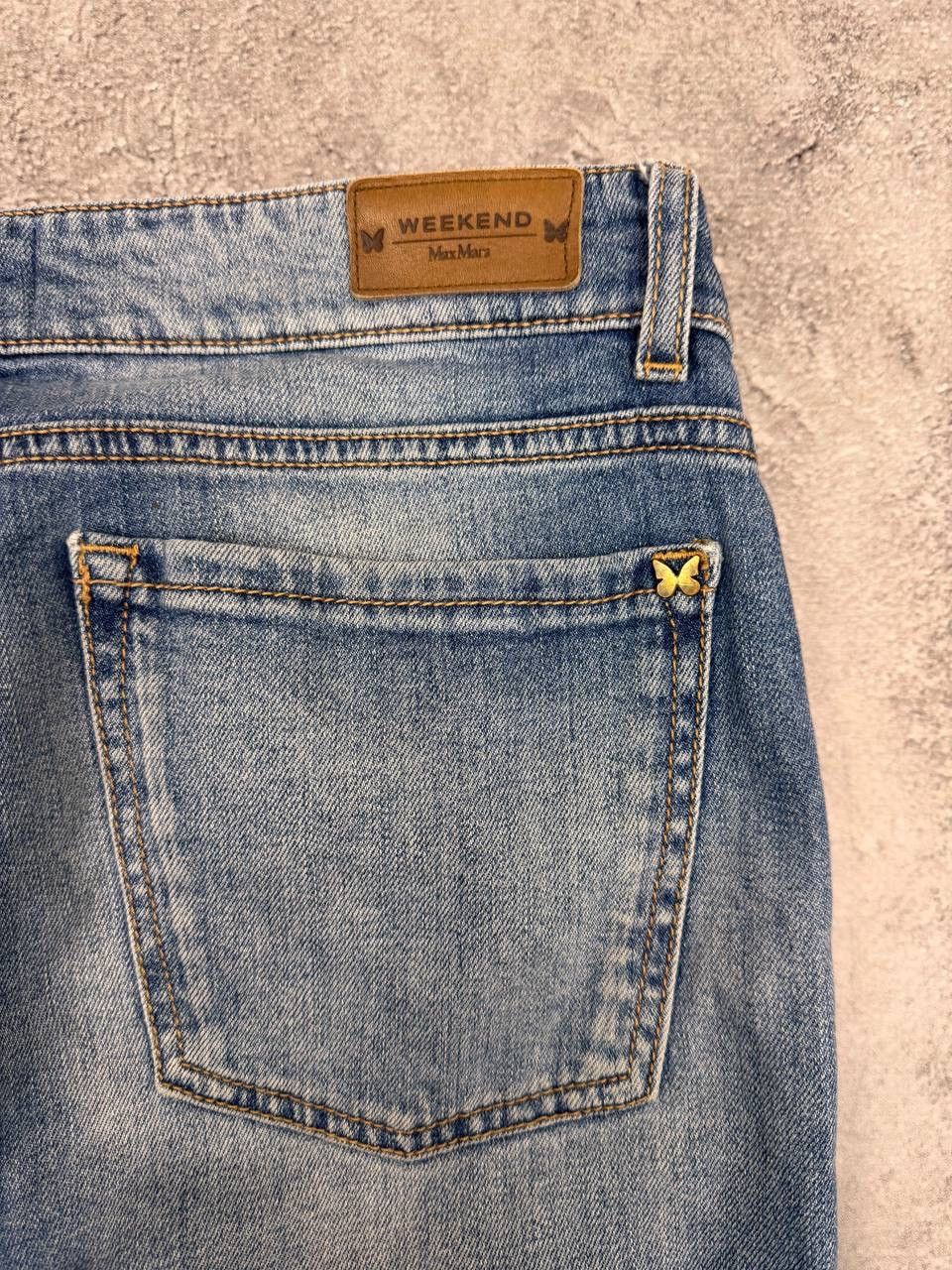 Weekend Max Mara Weekend Max Mara Women Boyfriend Fit Jeans Blue Size W29 Size 29" - 3 Thumbnail