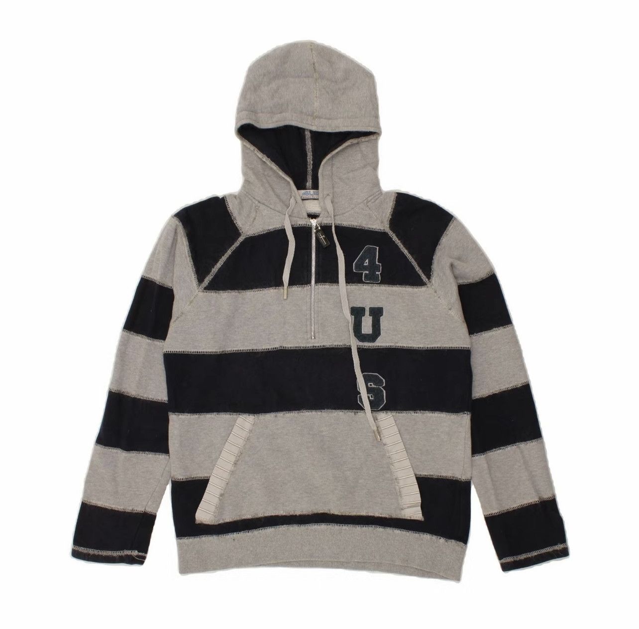 Paciotti Vintage Cesare Paciotti 4US striped hoodie Italian designer Size US M / EU 48-50 / 2 - 1 Thumbnail