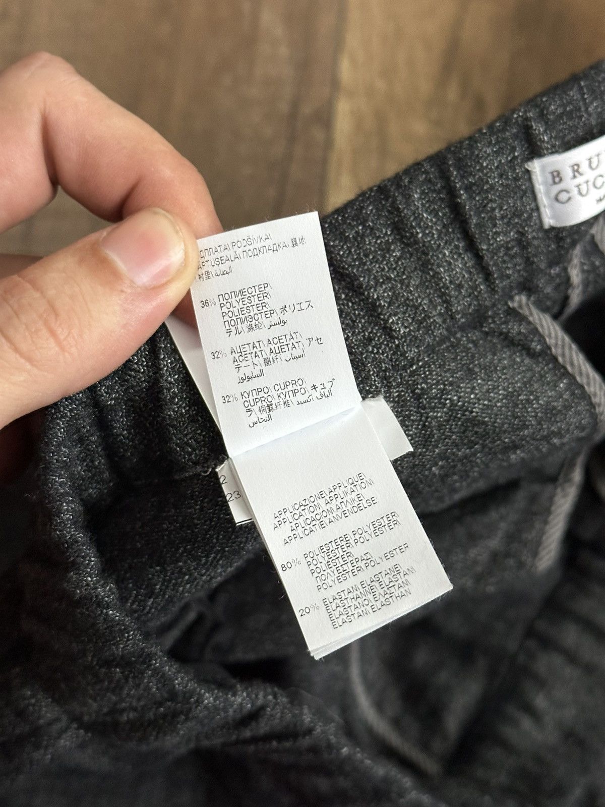 Brunello Cucinelli Brunello Cucinelli Wool Linen Trousers Pants Size 27" / US 4 / IT 40 - 15 Thumbnail