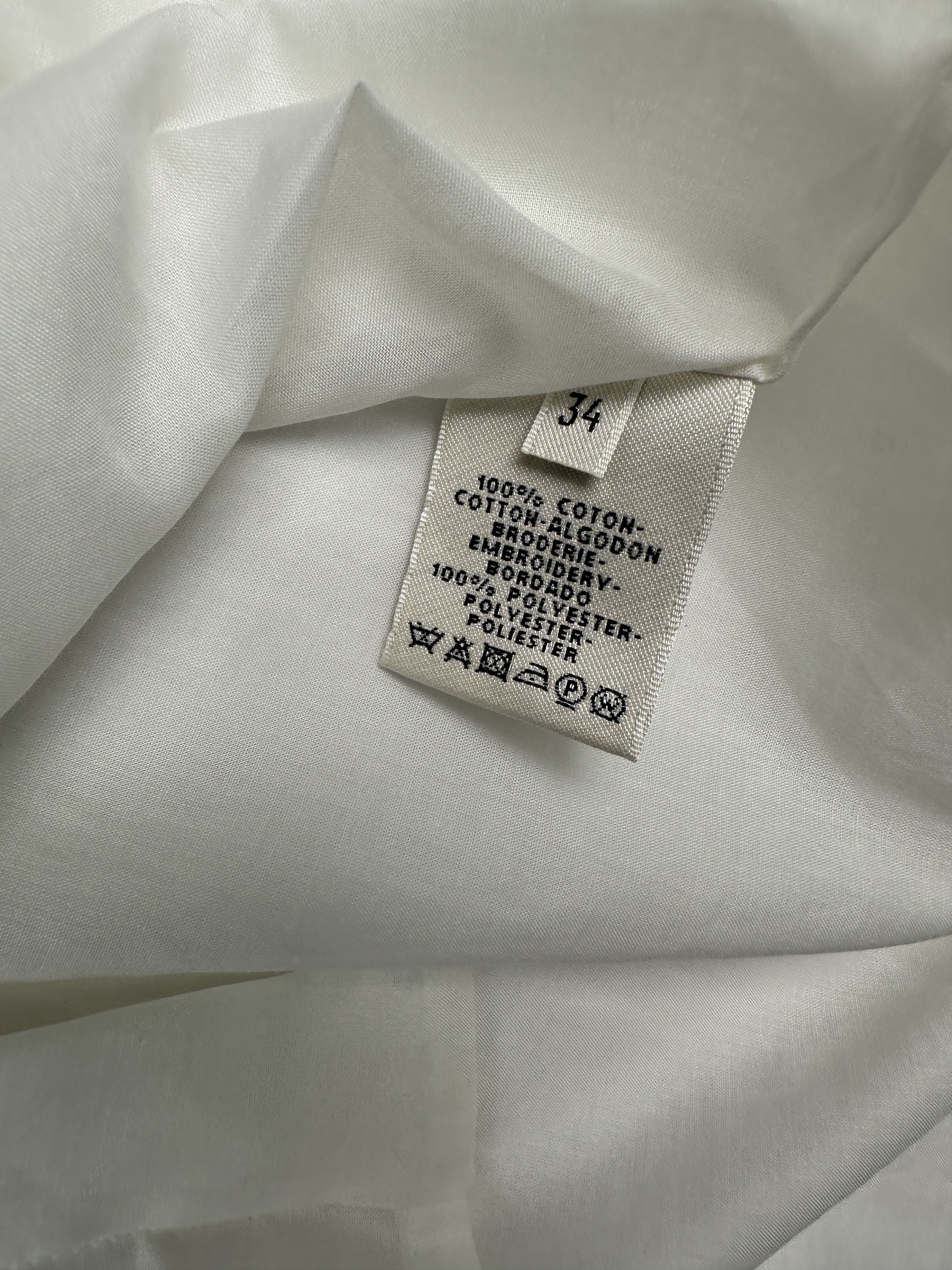 Hermes Hermes Ivory Collarless Shirt Size XS / US 0-2 / IT 36-38 - 5 Thumbnail