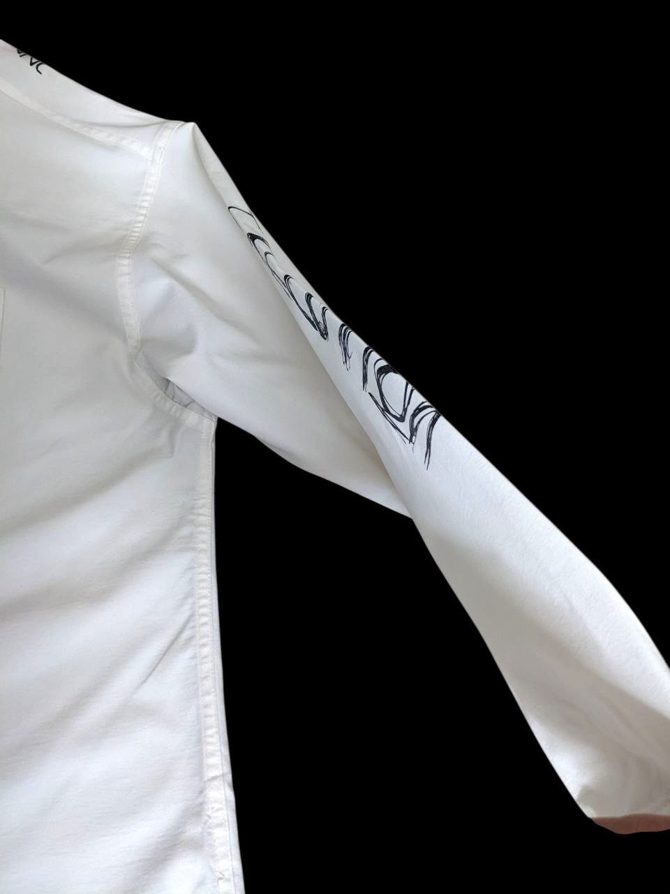 Japanese Brand SEDITIONARIES ANARCHY LONGSLEEVE BUTTON UP SHIRT 2ND ARCHIVE Size US XL / EU 56 / 4 - 8 Thumbnail