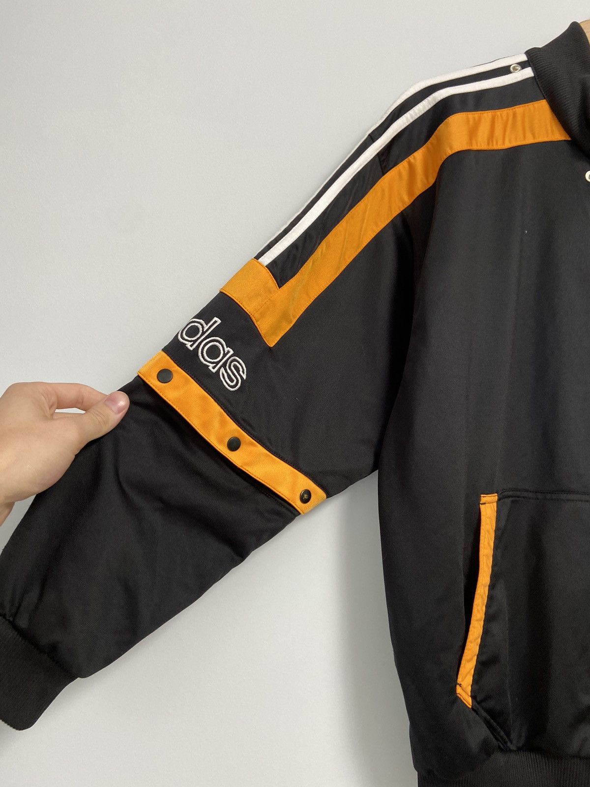 Vintage Adidas Track Top Black Vintage 90’s logo style Hype Size US S / EU 44-46 / 1 - 13 Thumbnail
