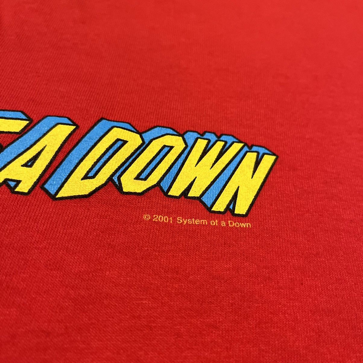 Band Tees Vintage 2002 System of a Down Superman Comics Band Logo Tee Size US XL / EU 56 / 4 - 4 Thumbnail