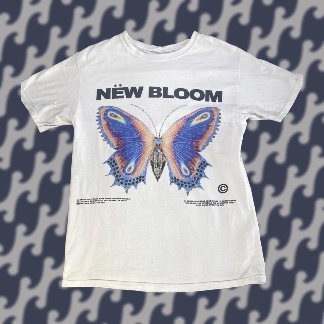 Vintage Nova T-Shirt Small “New Bloom” Butterfly White Mens S Shirt Size US S / EU 44-46 / 1 - 1 Thumbnail