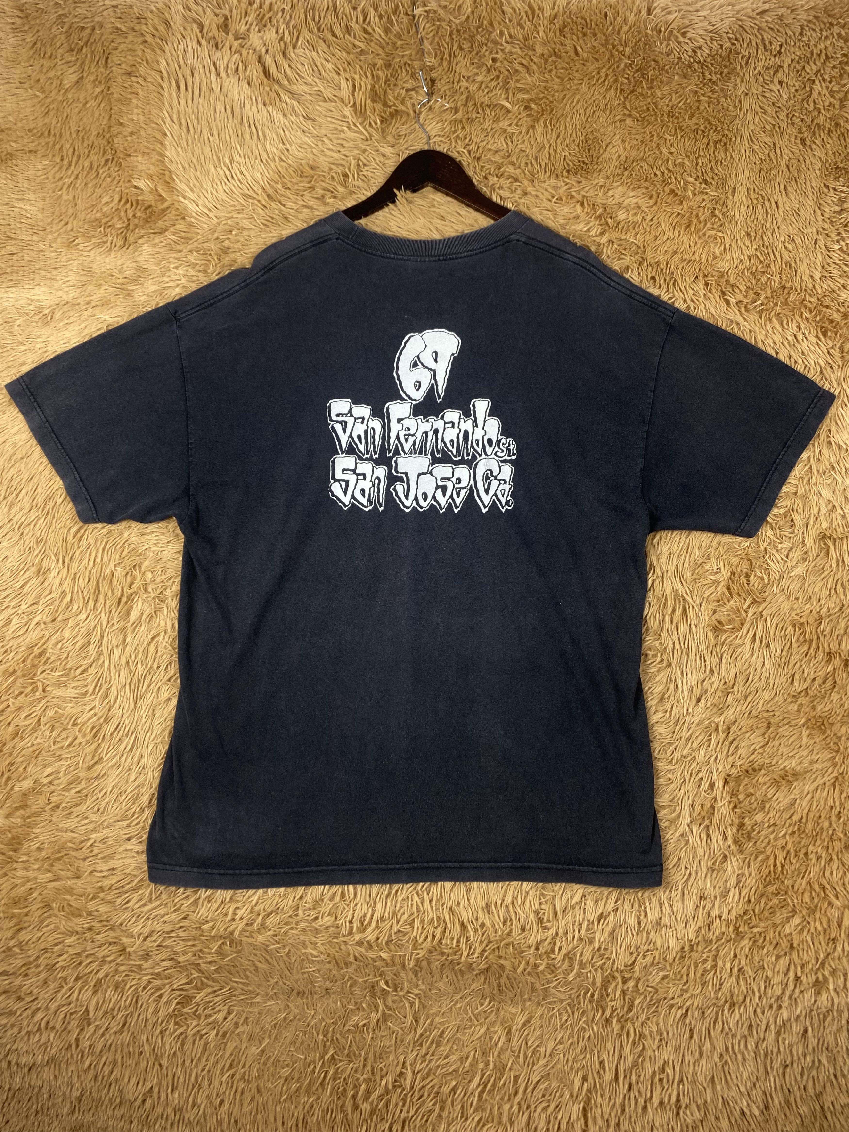 Japanese Brand Vintage Shorts Sleeve T-Shirts PT0086 Size US XXL / EU 58 / 5 - 4 Thumbnail