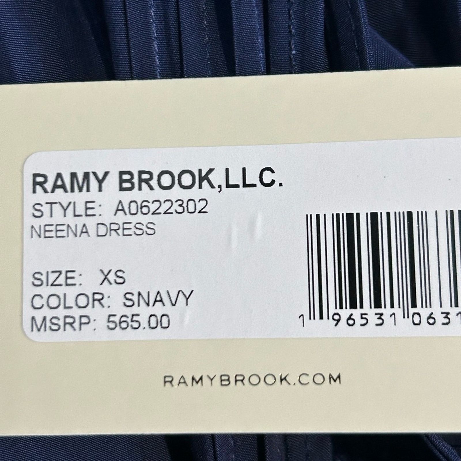 Ramy Brook Ramy Brook Neena Cutout Maxi Dress Navy Blue Hi Low NWT XS Size XS / US 0-2 / IT 36-38 - 12 Thumbnail