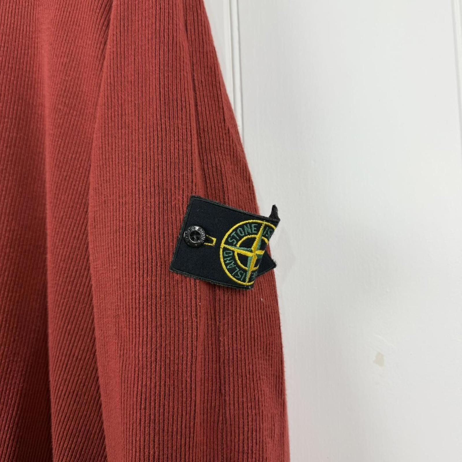 Stone Island Early 2000’s Stone Island Ribbed Cotton Jumper Size US XL / EU 56 / 4 - 3 Thumbnail