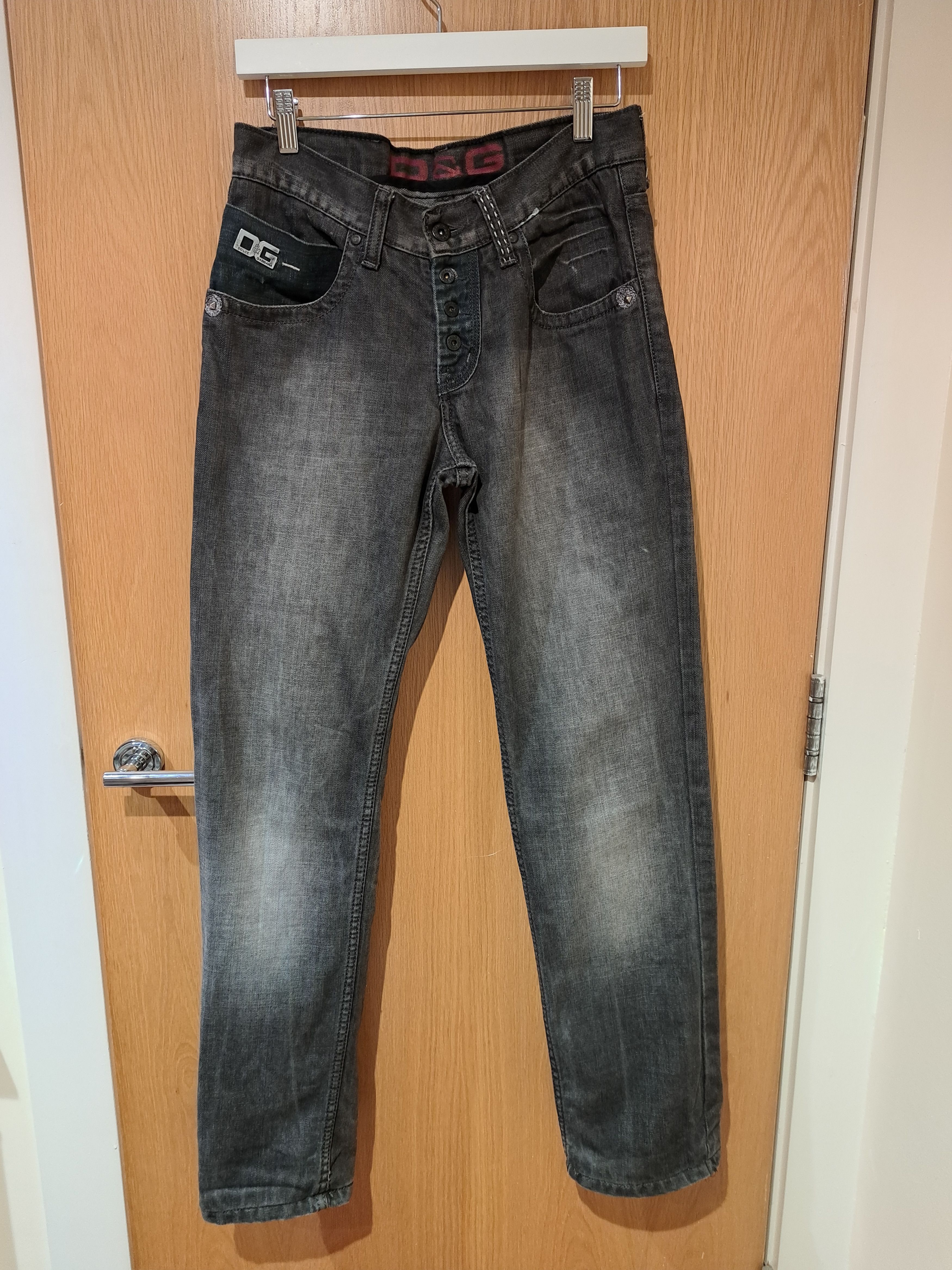 image of Dolce Gabbana x Vintage Dolce & Gabbana D&g Jeans in Faded Black, Men's (Size 30)