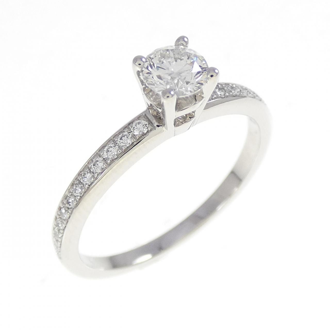 Bvlgari Bvlgari Bvlgari Platinum 950 Diamond Ring Size 13 Precious Metal Ring DUTY FREE for USA Size ONE SIZE - 1 Thumbnail