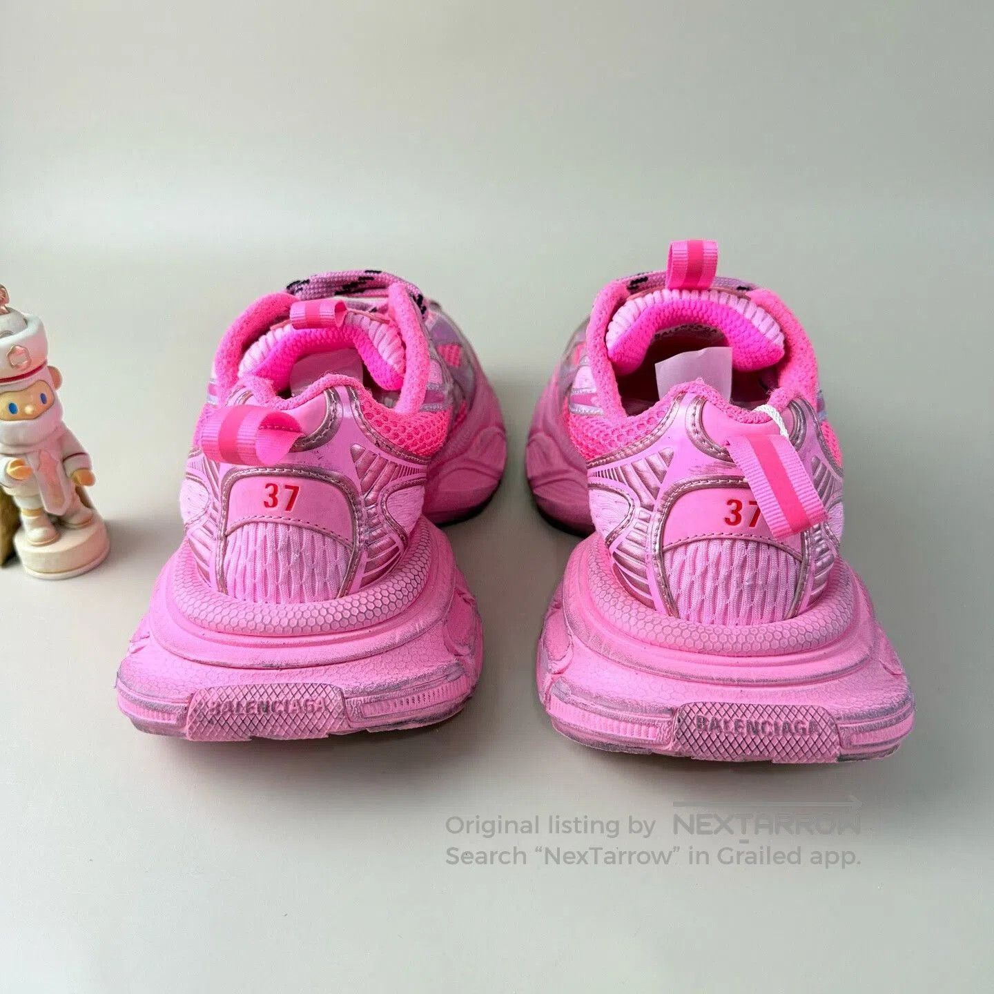 Balenciaga balenciaga distressed pink sports shoes 3xl. Size US 6 / IT 36 - 3 Thumbnail