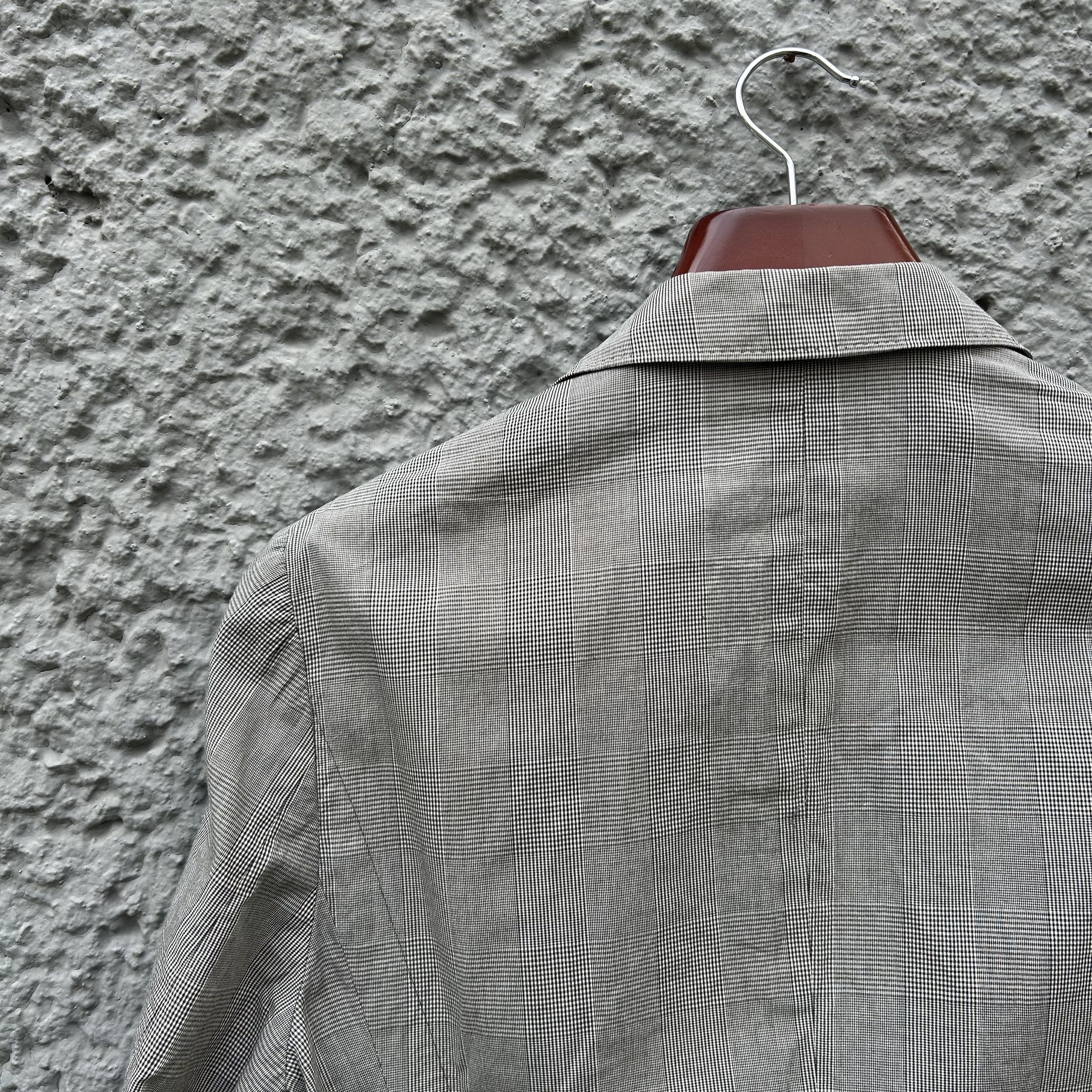 Dries Van Noten Dries van Noten Grey Unlined Blazer Jacket Top Size 50R - 6 Thumbnail