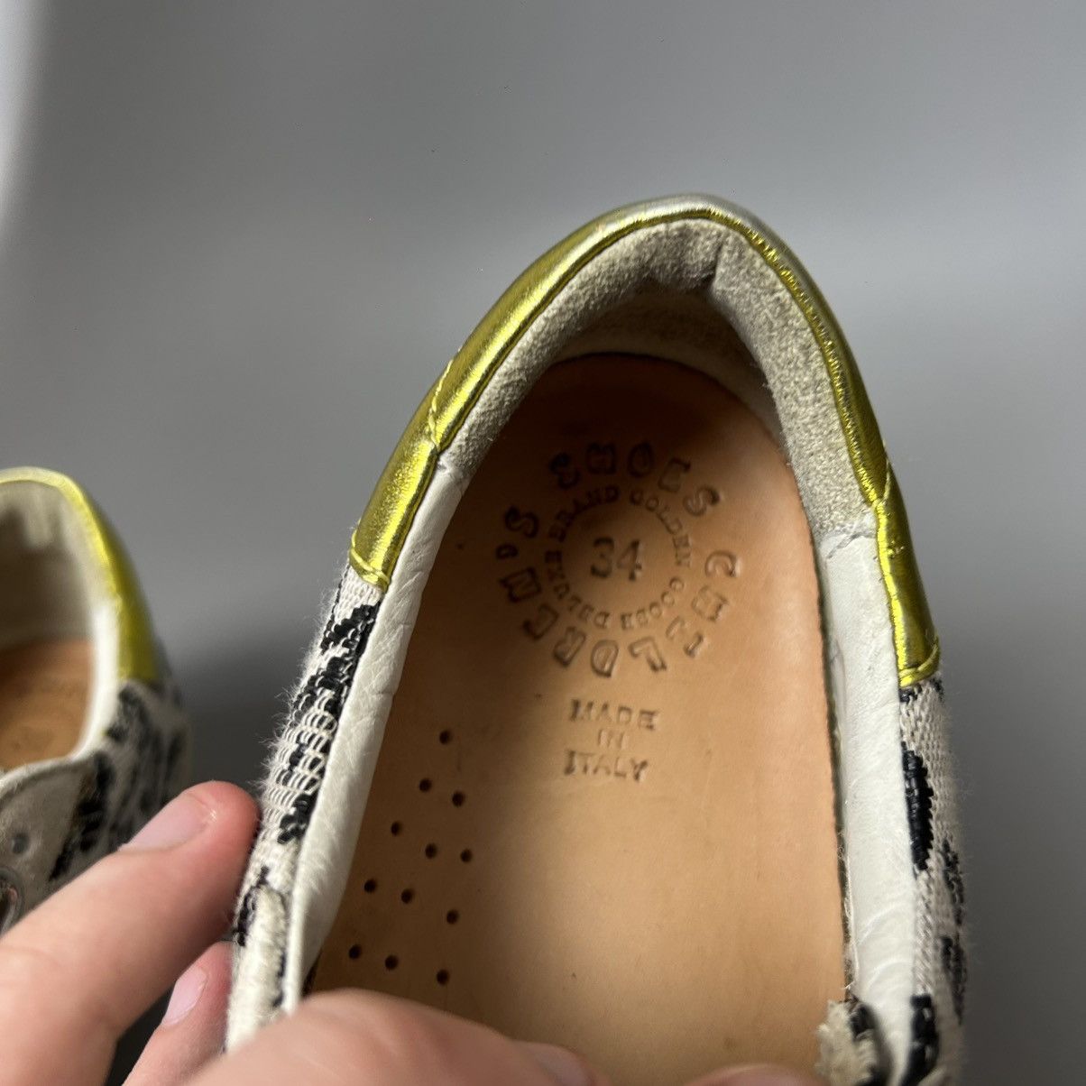 Golden Goose Womens Golden Goose Skateboard Y2k Style shoes Size US 5 / IT 35 - 11 Thumbnail