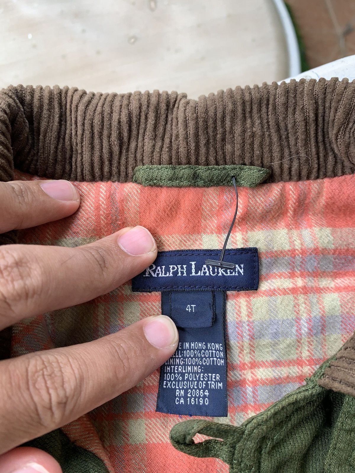 Polo Ralph Lauren Vintage Army Polo Ralph Lauren Quilted Field Jacket Kids Size US XXS / EU 40 - 8 Thumbnail