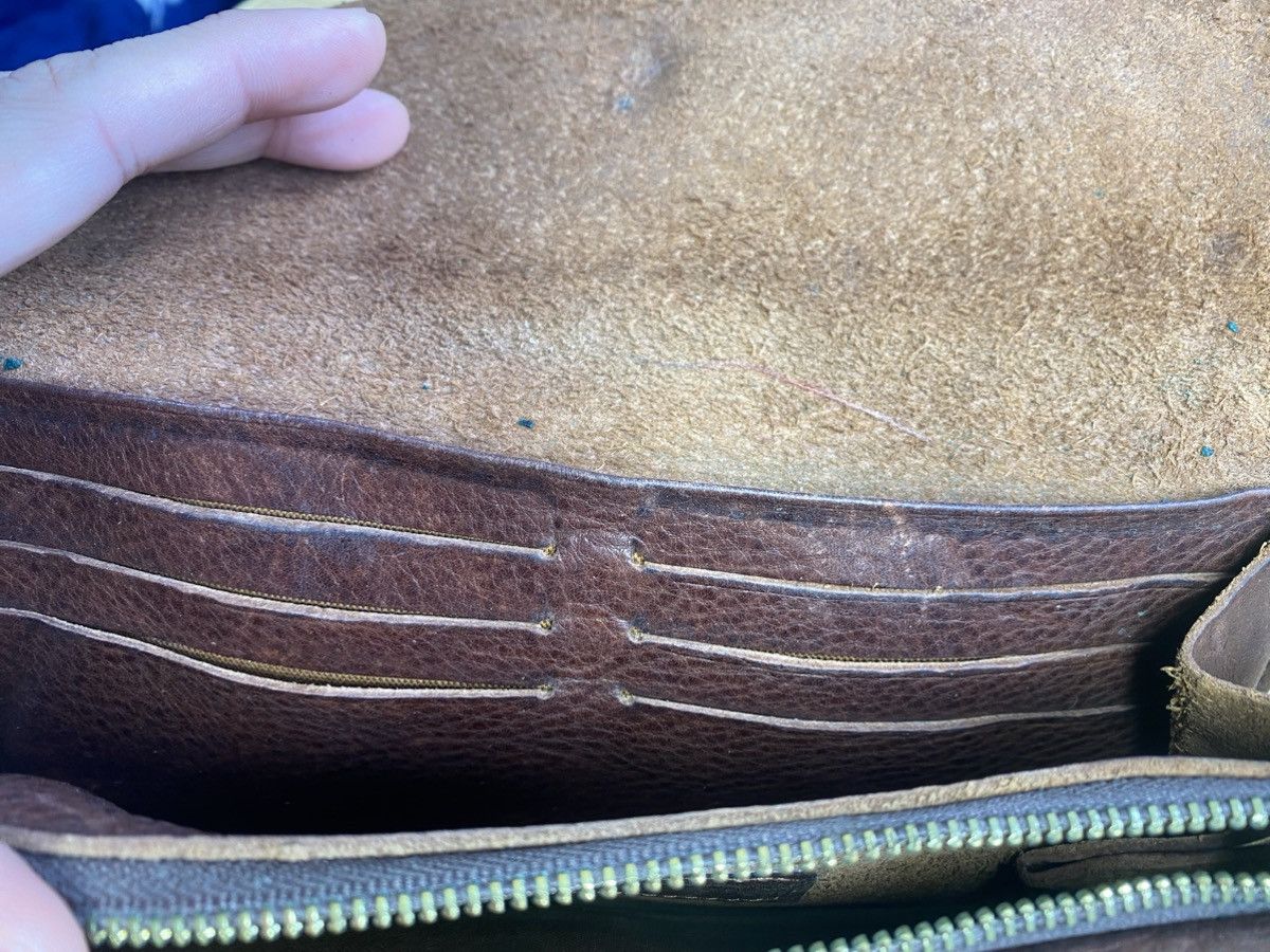 Japanese Brand × Leather × Vintage Italy Gunuine Leather Long Wallet Size ONE SIZE - 8 Thumbnail