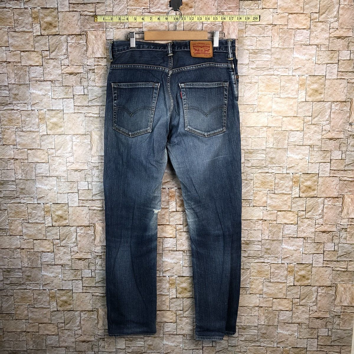 Levi's Levis Blue Denim Pants #7569 Size US 32 / EU 48 - 12 Thumbnail