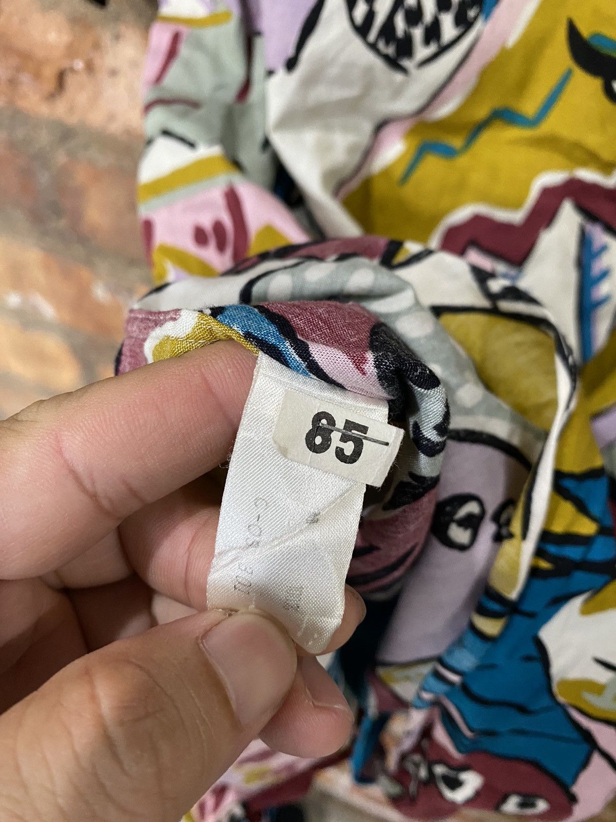 Paul Smith Red Ear 1990s Paul Smith multicolor pop button up open collar Size US L / EU 52-54 / 3 - 10 Thumbnail