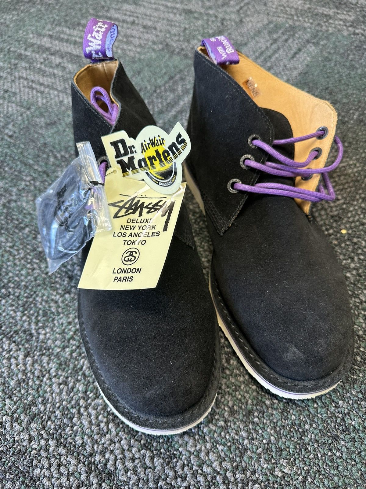 image of Dr Martens x Stussy Dr. Martens X Stussy Tyler Boot Black Men’S Size Us 12, Men's