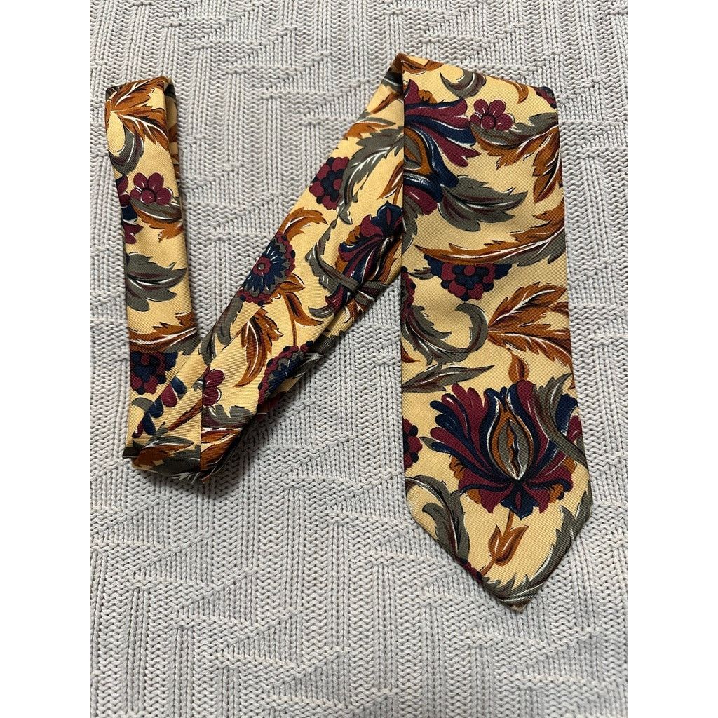 Lands' End Vintage 90s Lands End silk tie Size ONE SIZE - 1 Thumbnail