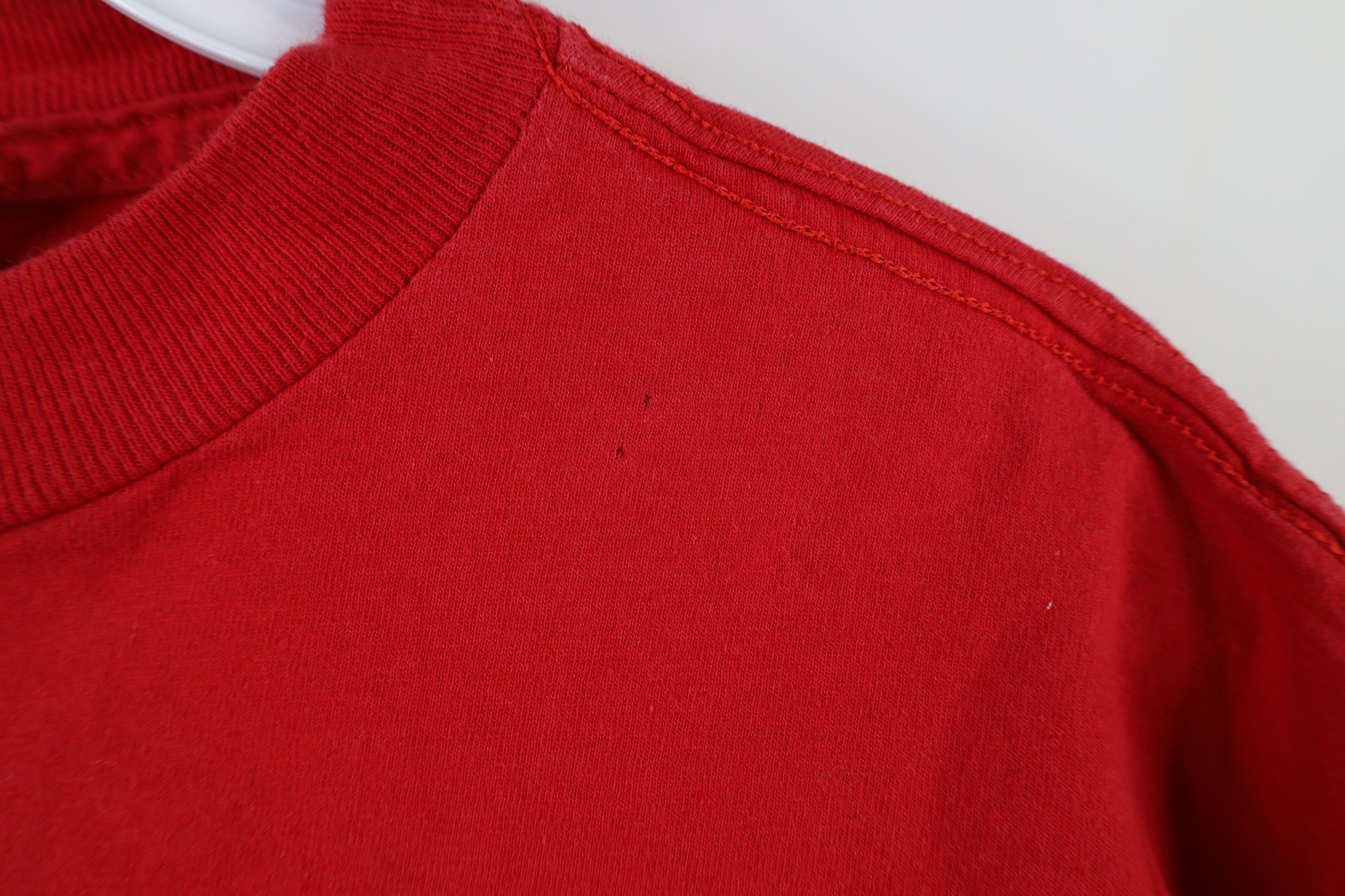 Disney × Vintage Vintage 90s Disney Spell Winnie the Pooh T-Shirt Red Cotton Size L / US 10 / IT 46 - 5 Thumbnail