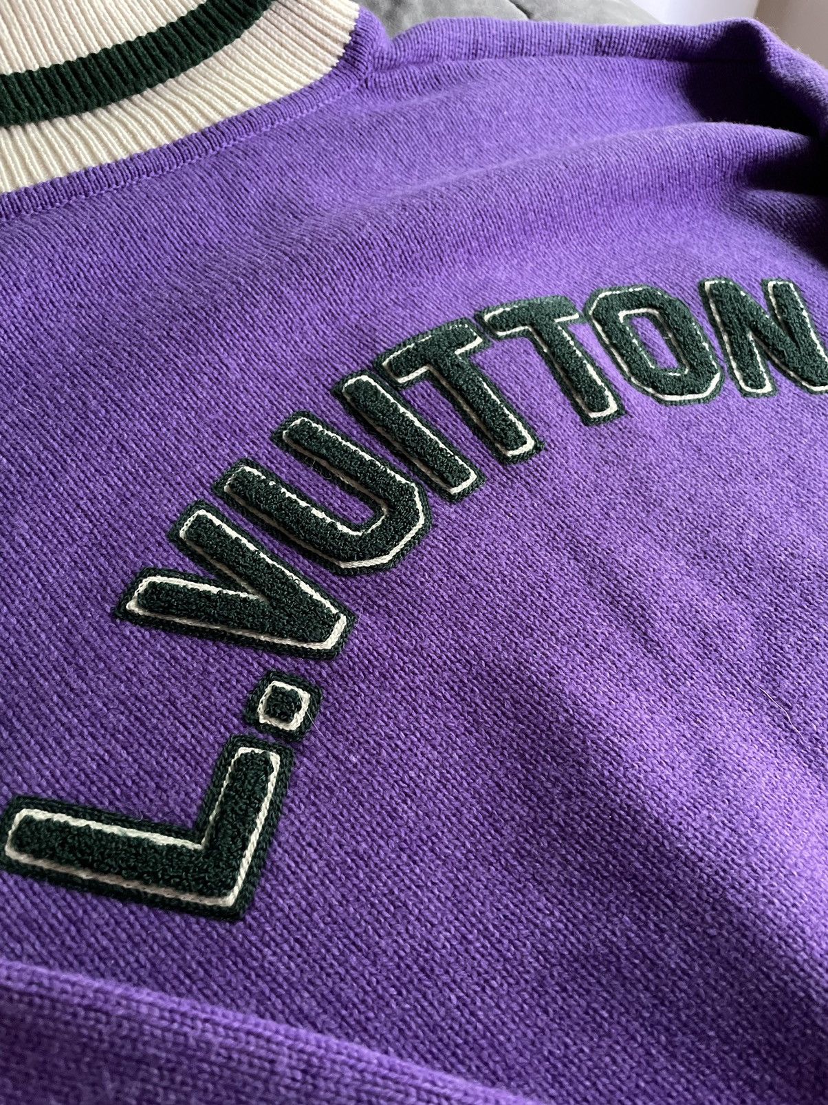 Louis Vuitton Louis Vuitton Purple Malletier Rollneck Pullover Size US XL / EU 56 / 4 - 7 Thumbnail