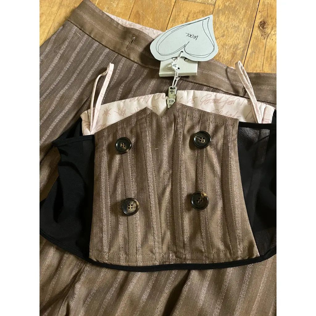 Vivienne Westwood Vivienne Westwood Striped Corset Trousers Size US 32 / EU 48 - 6 Thumbnail