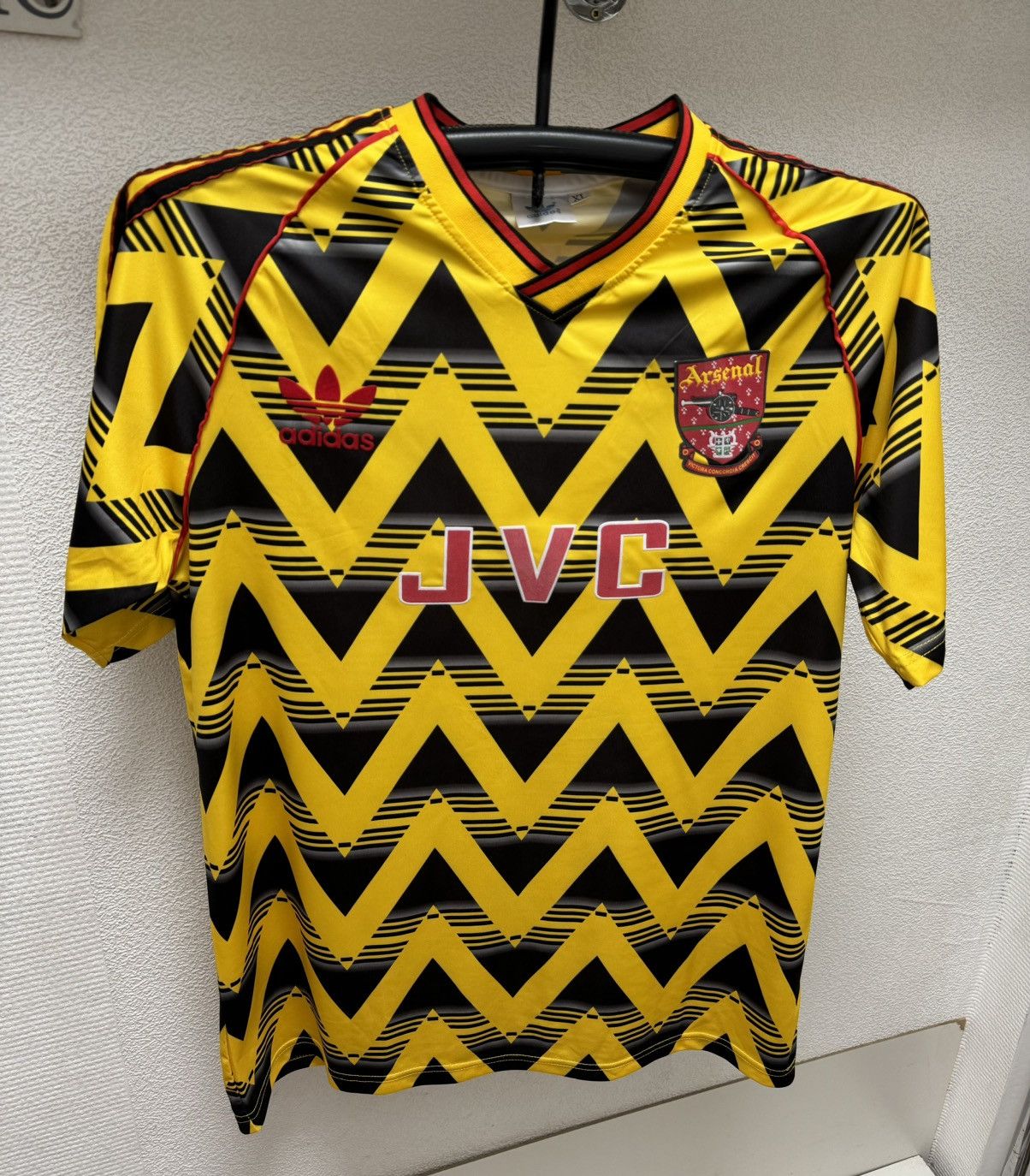Vintage Wright 8 Arsenal Jvc adidas soccer jersey Xl vintage rare Size US XL / EU 56 / 4 - 2 Thumbnail