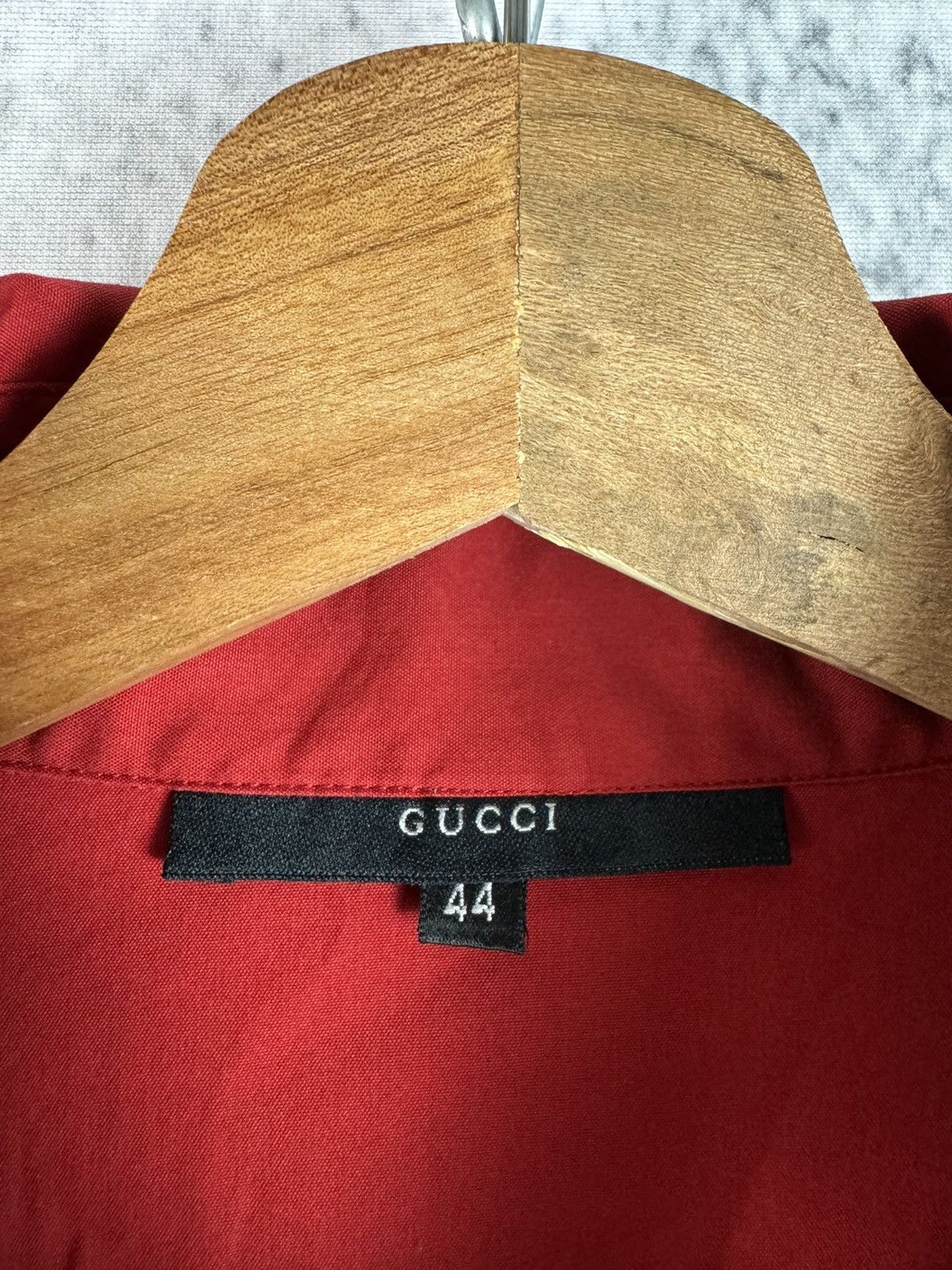 Gucci Gucci Shirt Button Up Silk Vintage Size M / US 6-8 / IT 42-44 - 3 Thumbnail