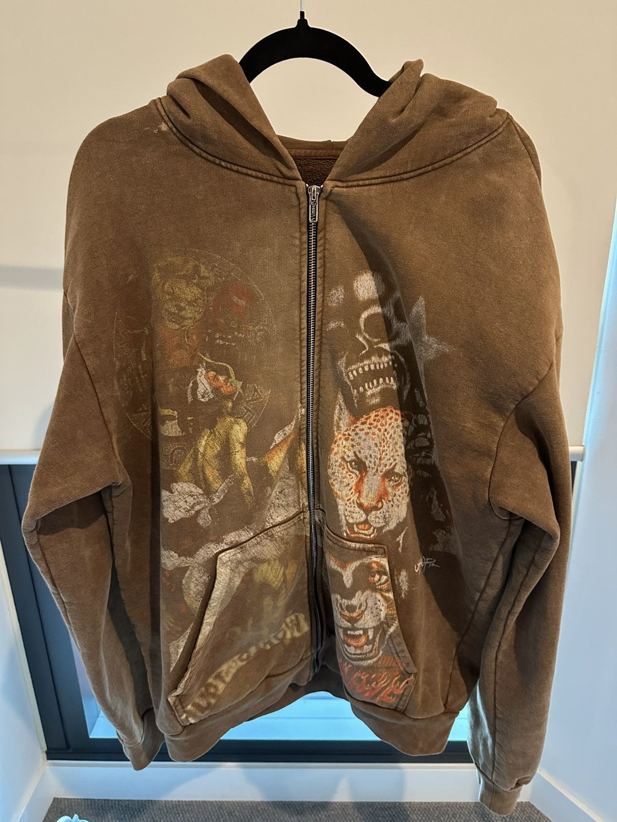 Brown Travis Scott Hoodie | Grailed