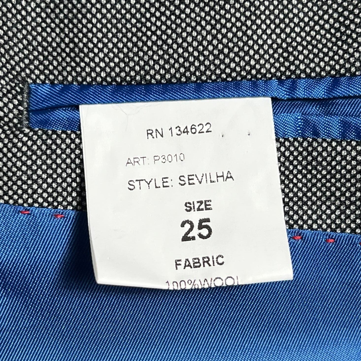Suitsupply Suitsupply Blazer Wool Jacket Grey Pinhead Sz UE. 25 US 40 Size US M / EU 48-50 / 2 - 3 Thumbnail