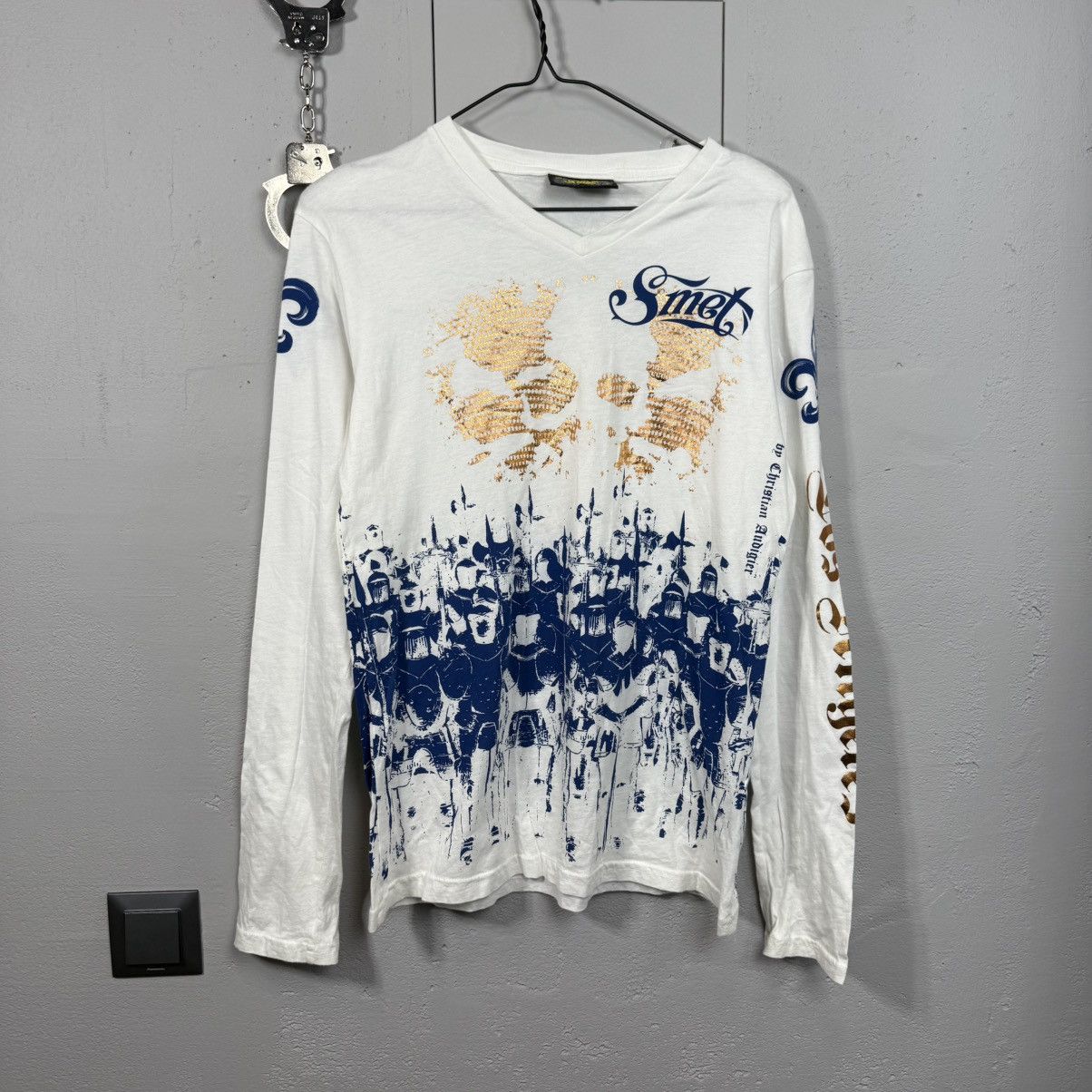 Christian Audigier Vintage Smet Christian Audigier Ed Hardy Long sleeve Size US L / EU 52-54 / 3 - 1 Thumbnail