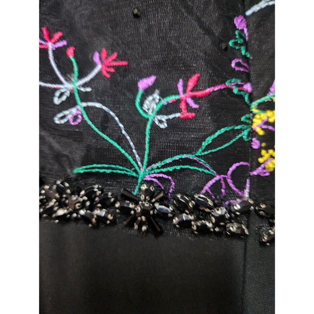 Mac Duggal Mac Duggal EMBROIDERED ILLUSION PUFF SLEEVE Size 6. H Size M / US 6-8 / IT 42-44 - 6 Thumbnail